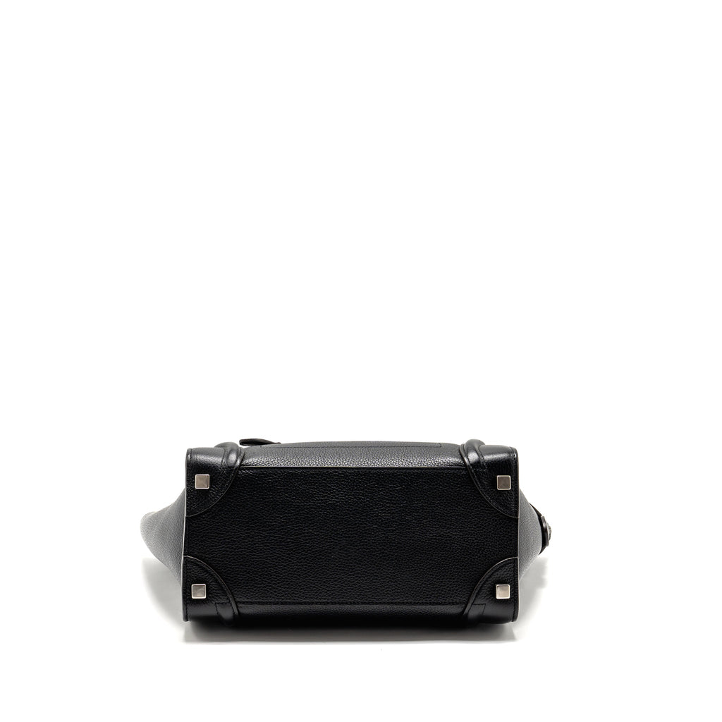 CELINE MICRO LUGGAGE BAG CALFSKIN BLACK SHW