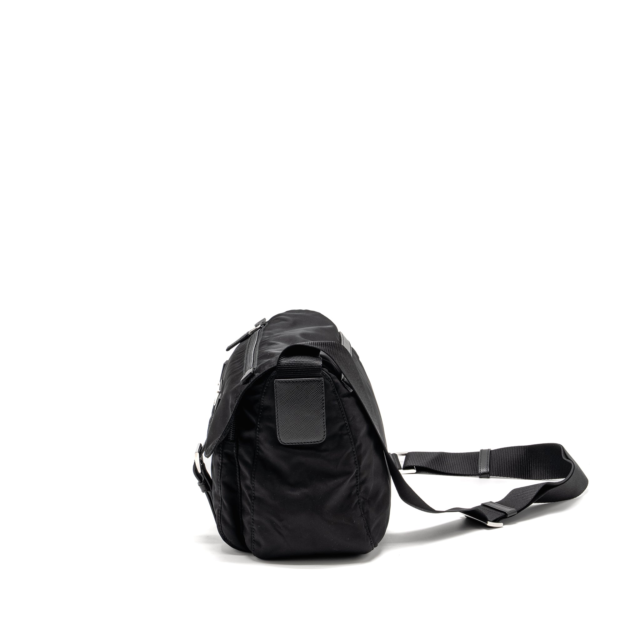 PRADA MESSENGER BAG RE-NYLON BLACK SHW