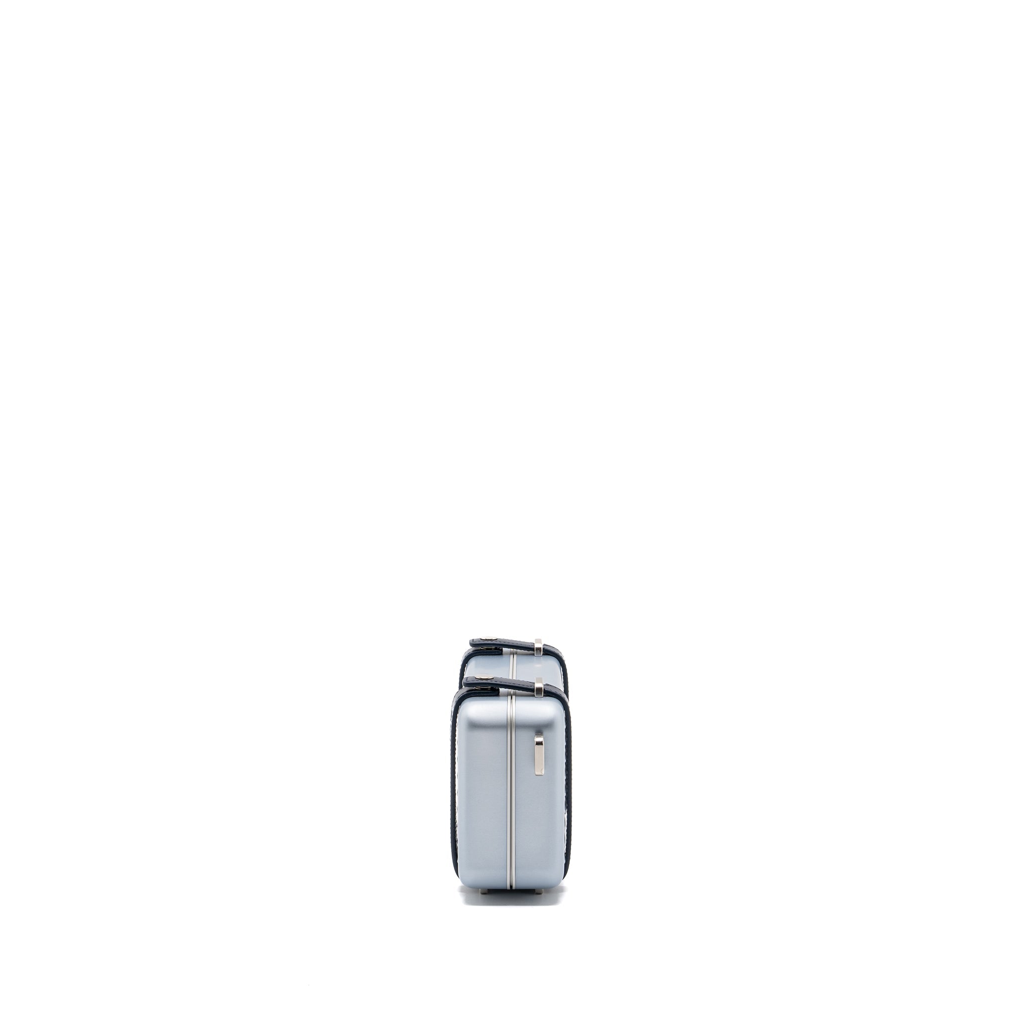 DIOR X RIMOWA CLUTCH TRUNK BAG ALUMINIUM / CALFSKIN SILVER / BLACK SHW