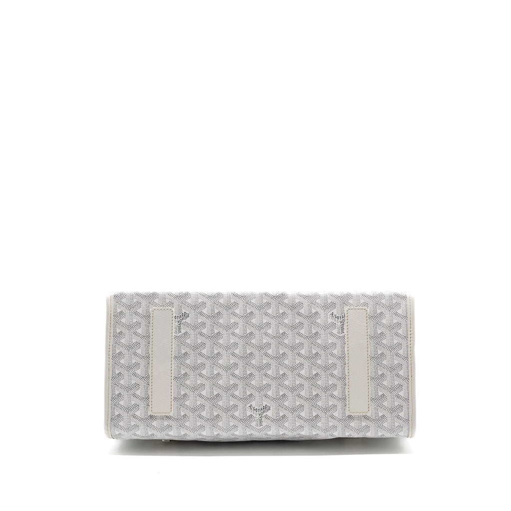 GOYARD SAINT LEGER BACKPACK GOYARDINE CANVAS WHITE SHW