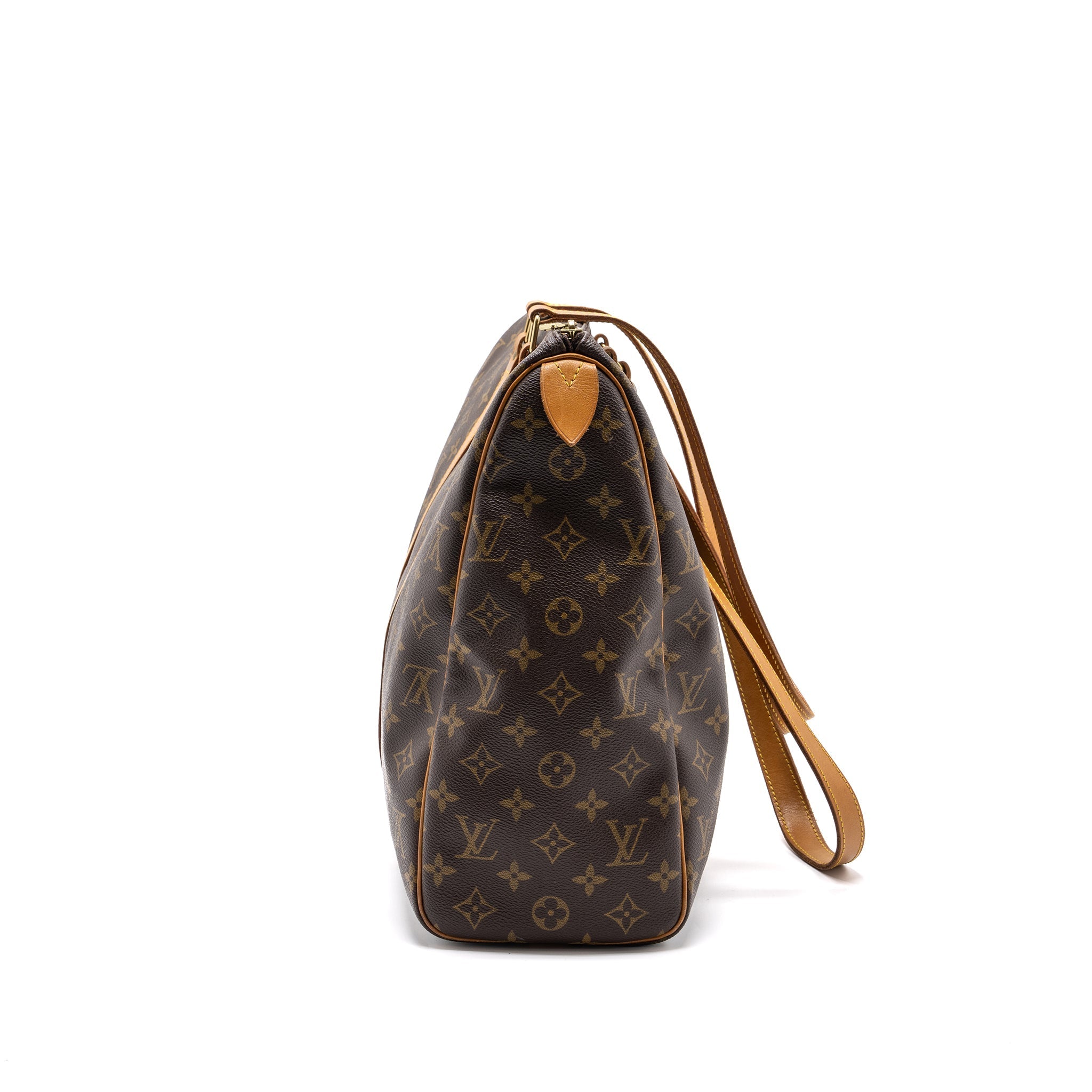 LOUIS VUITTON VINTAGE ZIPPER TRAVEL BAG MONOGRAM CANVAS GHW