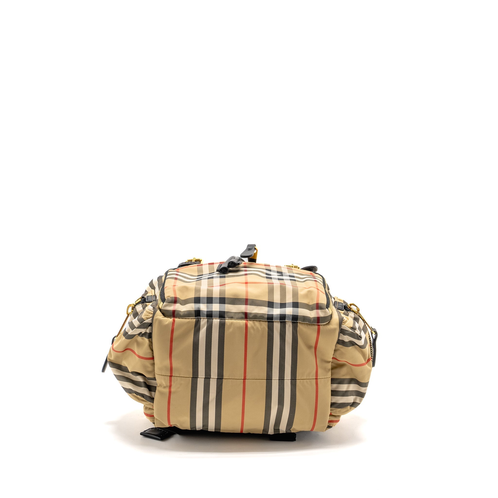 BURBERRY MEDIUM BACKPACK NYLON MULTICOLOUR GHW