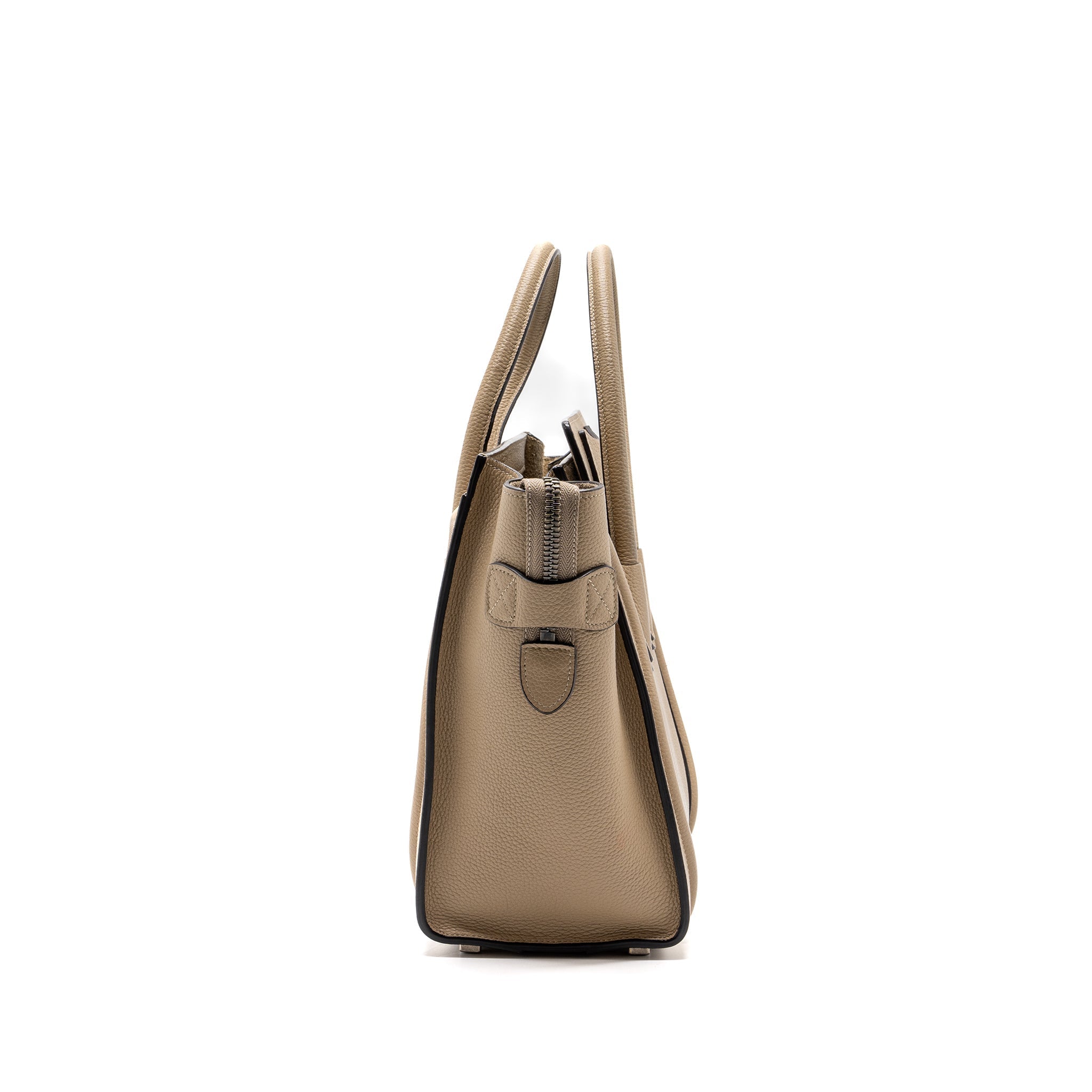CELINE MICRO LUGGAGE BAG CALFSKIN DUNE SHW