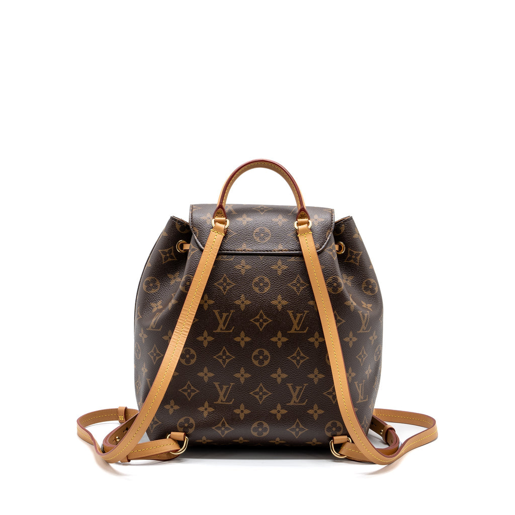 LOUIS VUITTON MONTSOURIS PM BACKPACK MONOGRAM CANVAS / LEATHER GHW (NEW VERSION)