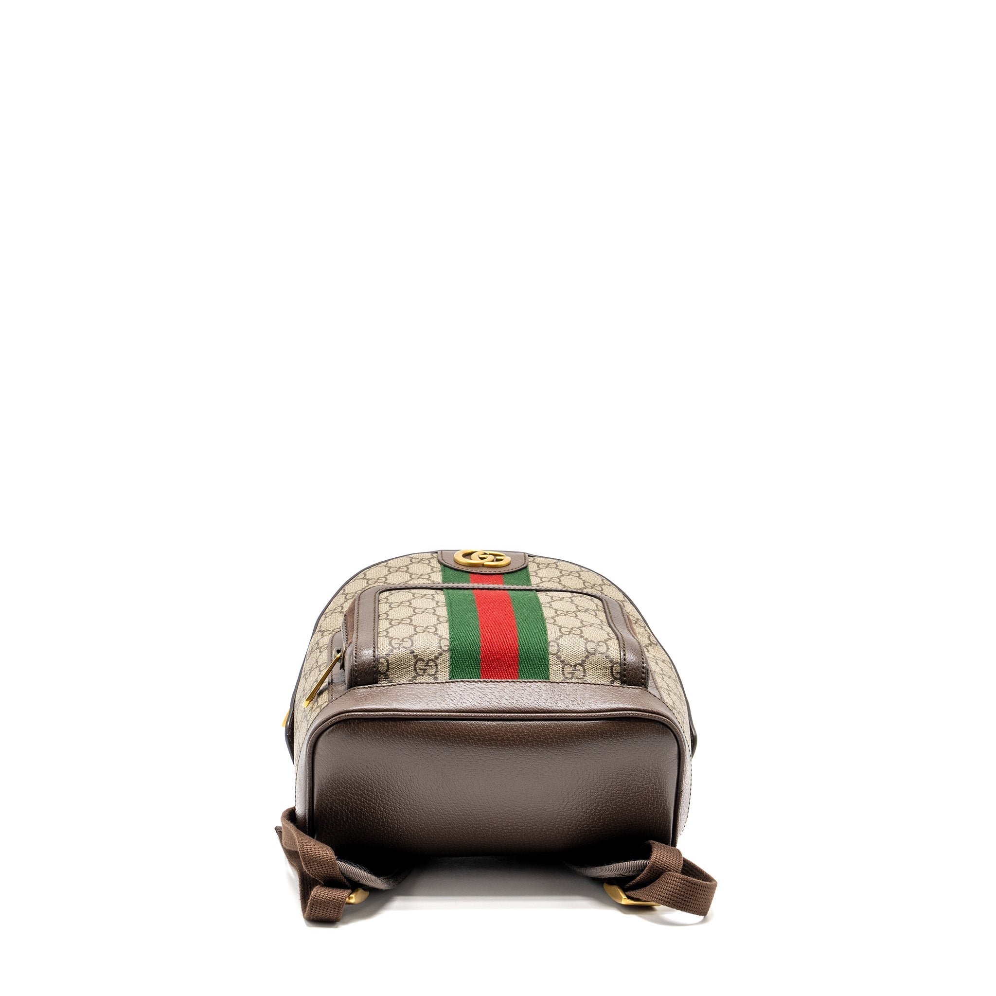 GUCCI SMALL GG OPHIDIA BACKPACK GG SUPREME CANVAS/ CALFSKIN GHW