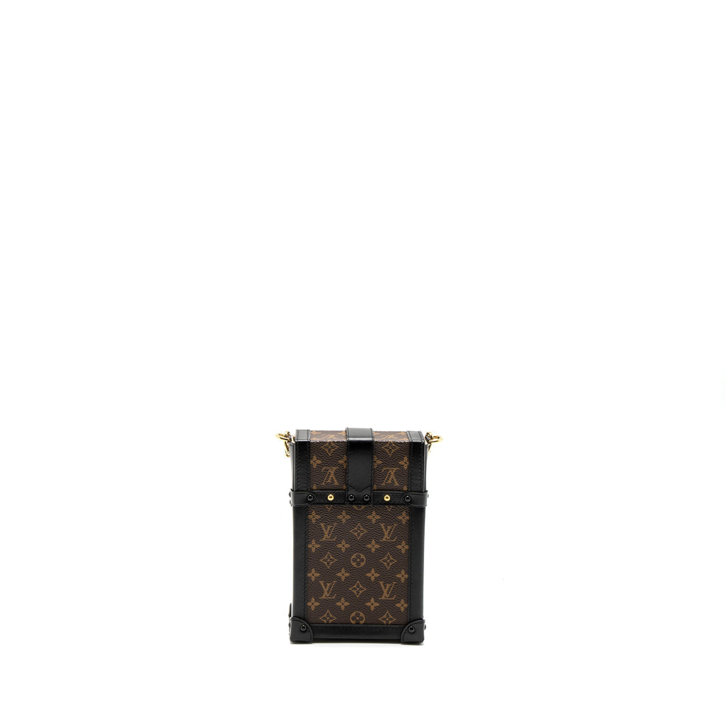 LOUIS VUITTON VERTICAL TRUNK POCHETTE MONOGRAM CANVAS GHW