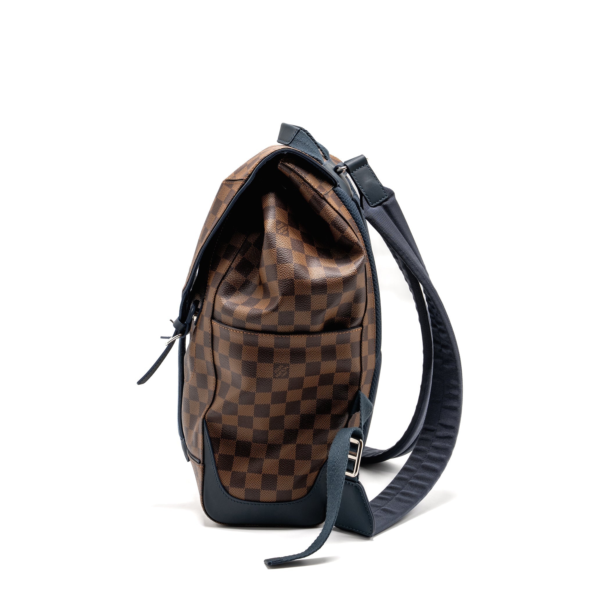 LOUIS VUITTON RUNNER BACKPACK DAMIER EBENE CANVAS/LEATHER SHW