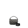 DIOR HOMME MESSENGER ROLLER BLUE OBLIQUE CANVAS SHW