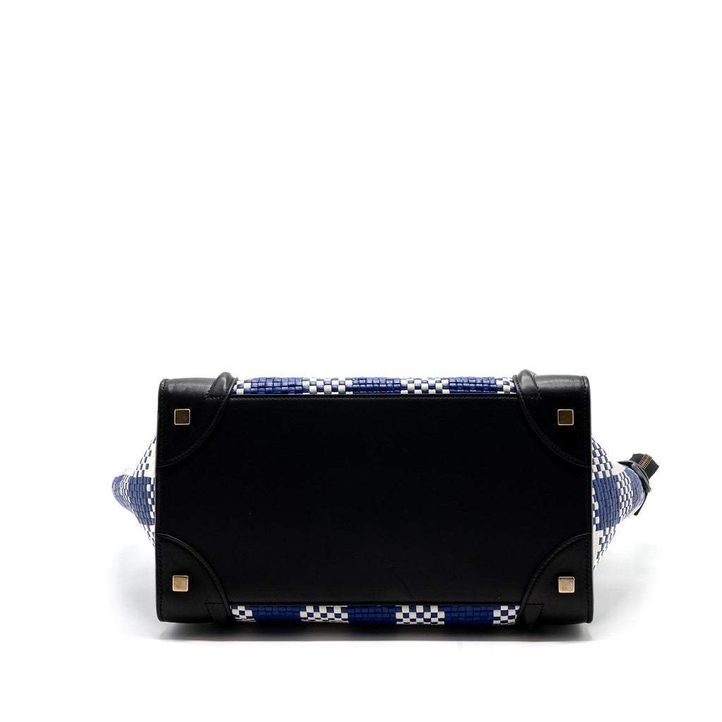 CELINE MINI LUGGAGE TOTE LEATHER MULTICOLOUR GHW