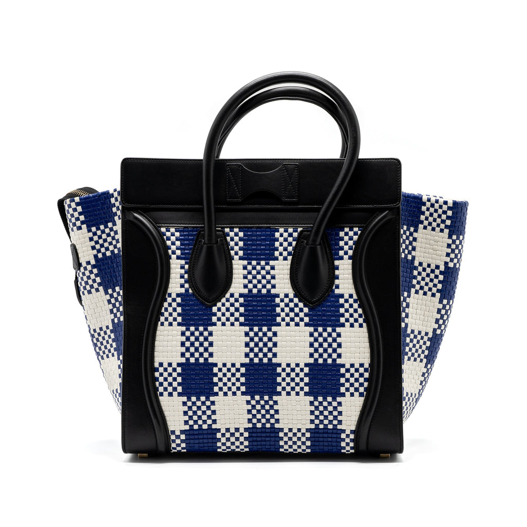 CELINE MINI LUGGAGE TOTE LEATHER MULTICOLOUR GHW