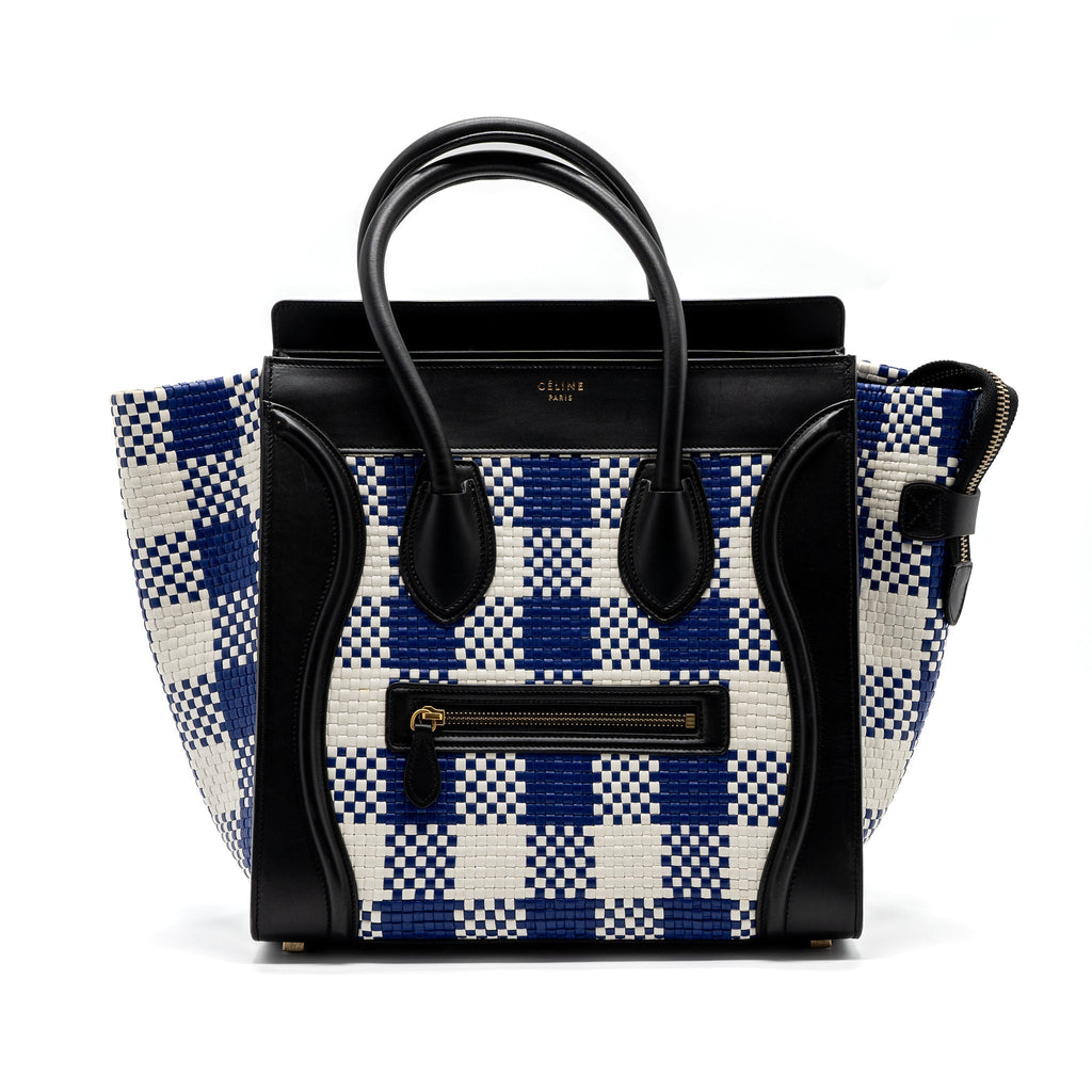 CELINE MINI LUGGAGE TOTE LEATHER MULTICOLOUR GHW