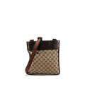 GUCCI MESSENGER BAG GG SUPREME CANVAS/LEATHER BROWN/GREEN/RED SHW