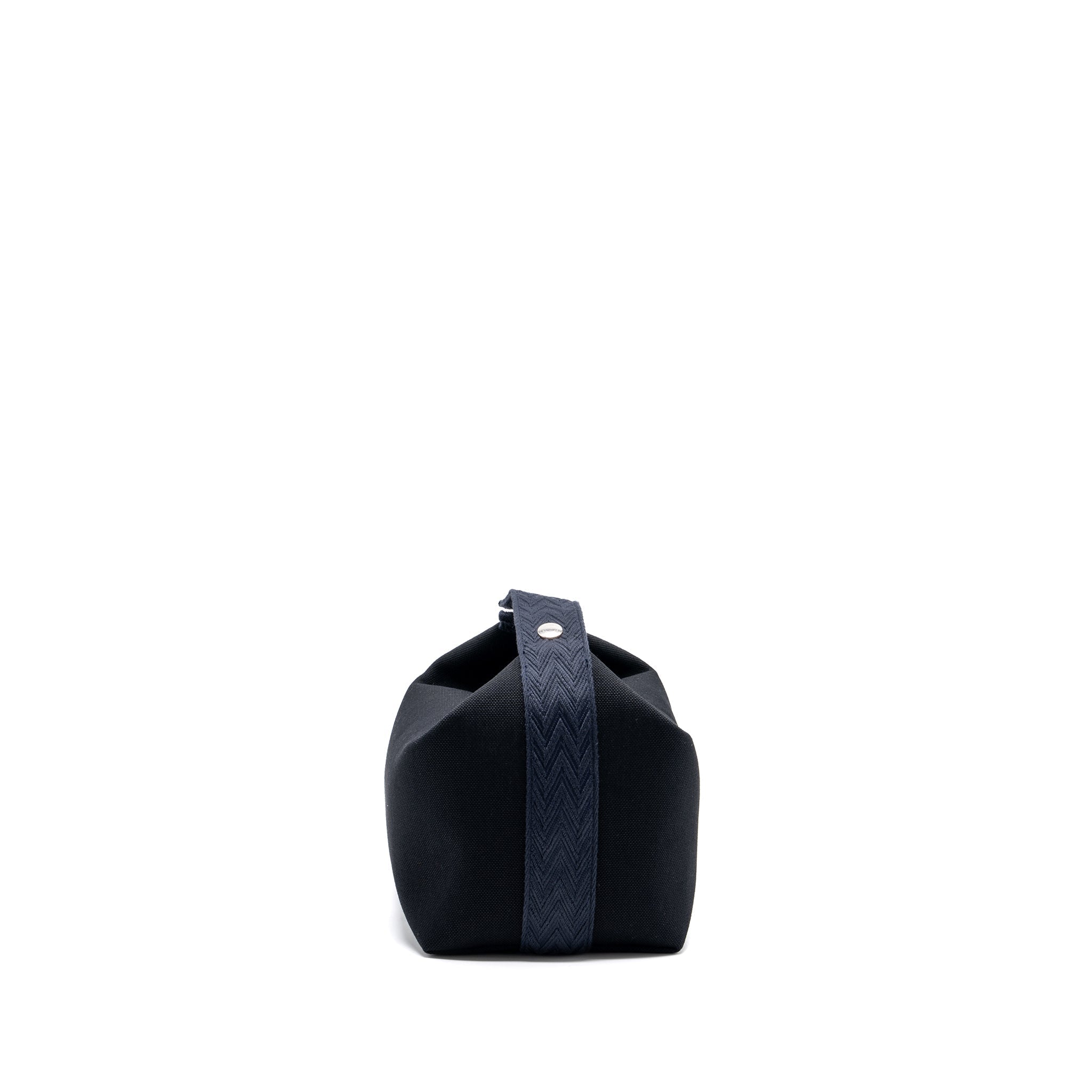 HERMES TROUSSE DE TOILETTE BRIDE A BRAC TRAVEL POUCH CANVAS BLACK/BLUE NUIT SHW