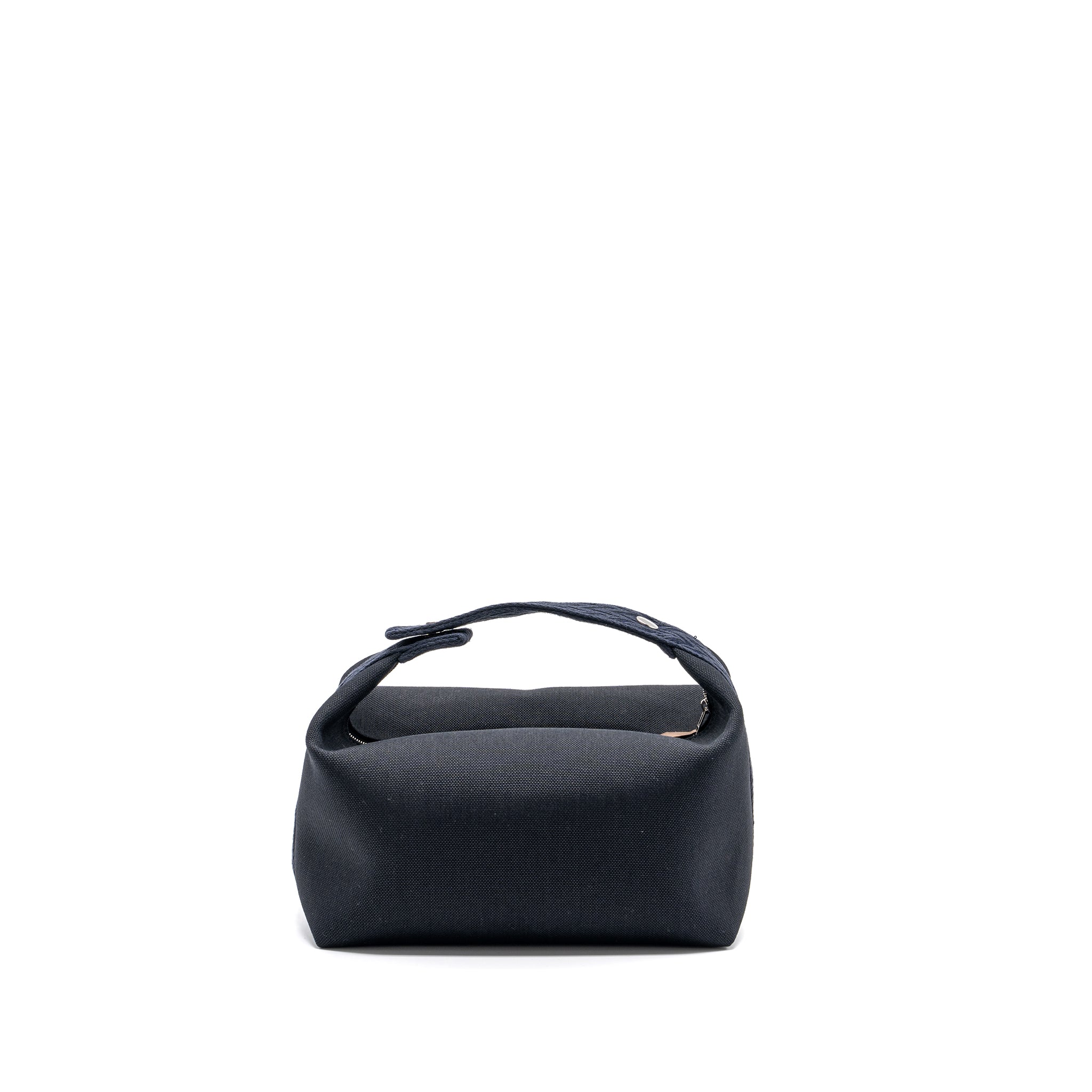 HERMES TROUSSE DE TOILETTE BRIDE A BRAC TRAVEL POUCH CANVAS BLACK/BLUE NUIT SHW