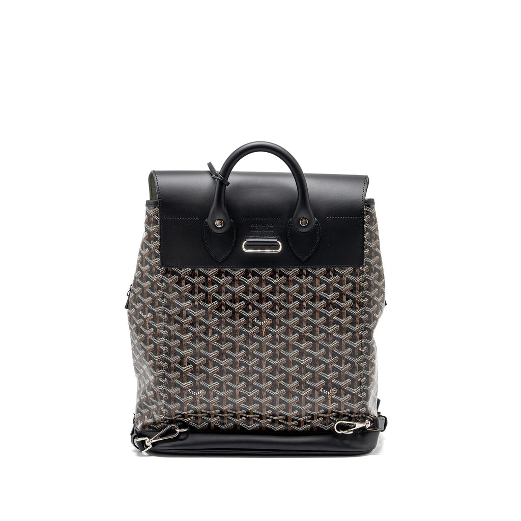 GOYARD ALPIN BACKPACK GOYARDINE CANVAS BLACK SHW