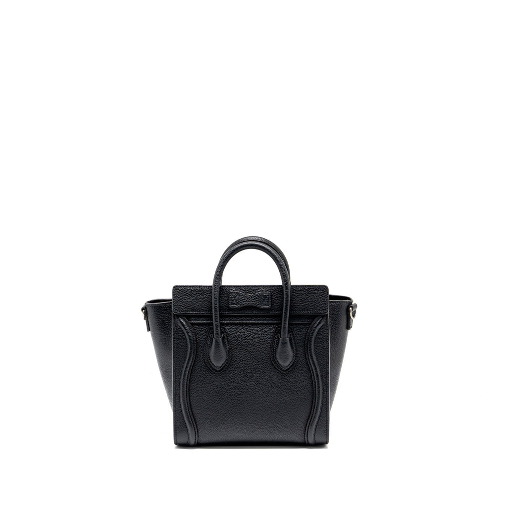 CELINE NANO LUGGAGE BAG CALFSKIN BLACK SHW