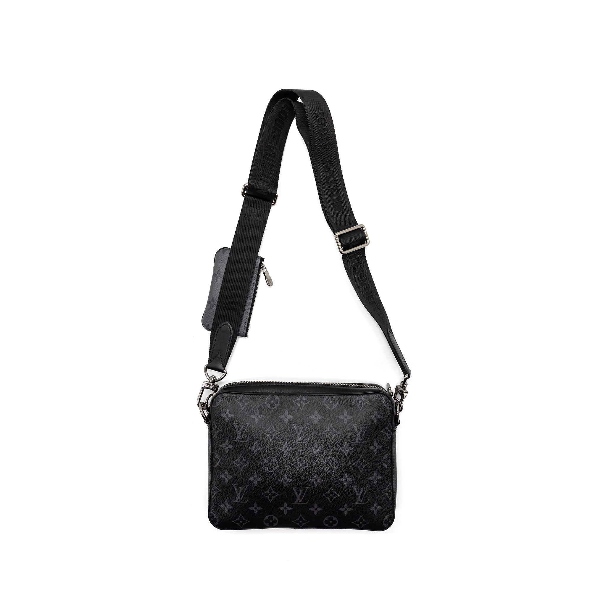 LOUIS VUITTON TRIO MESSENGER BAG MONOGRAM ECLIPSE SHW