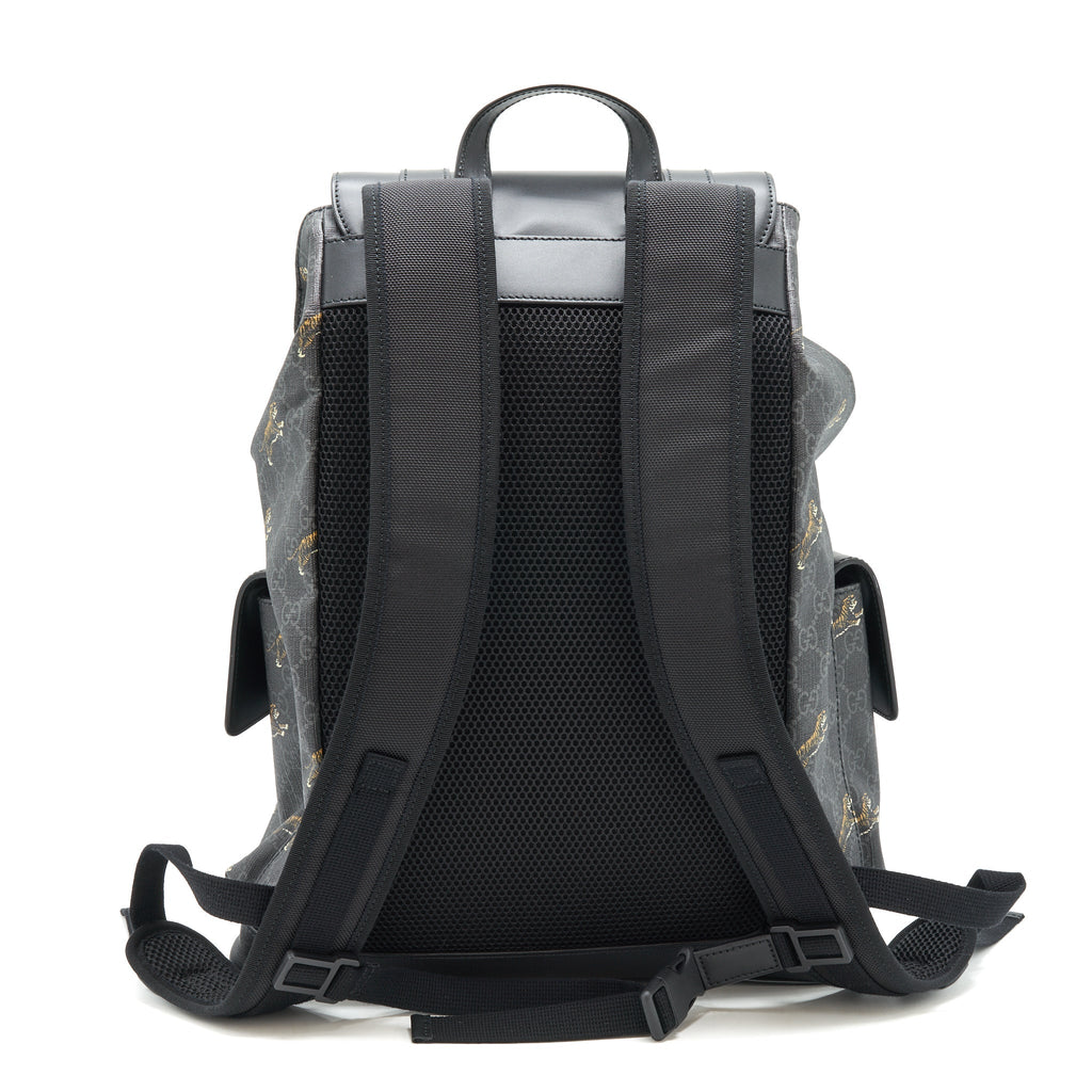 GUCCI MEN BLACK BACKPACK