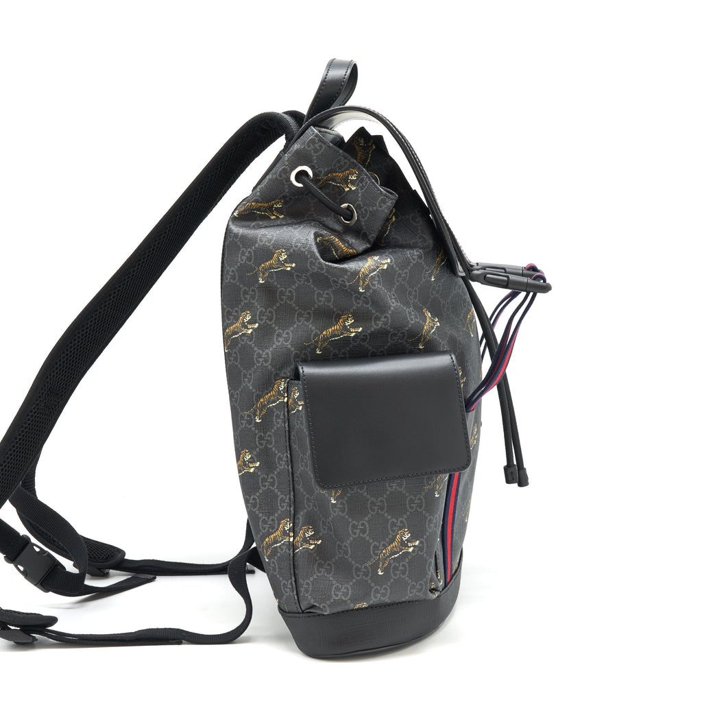 GUCCI MEN BLACK BACKPACK