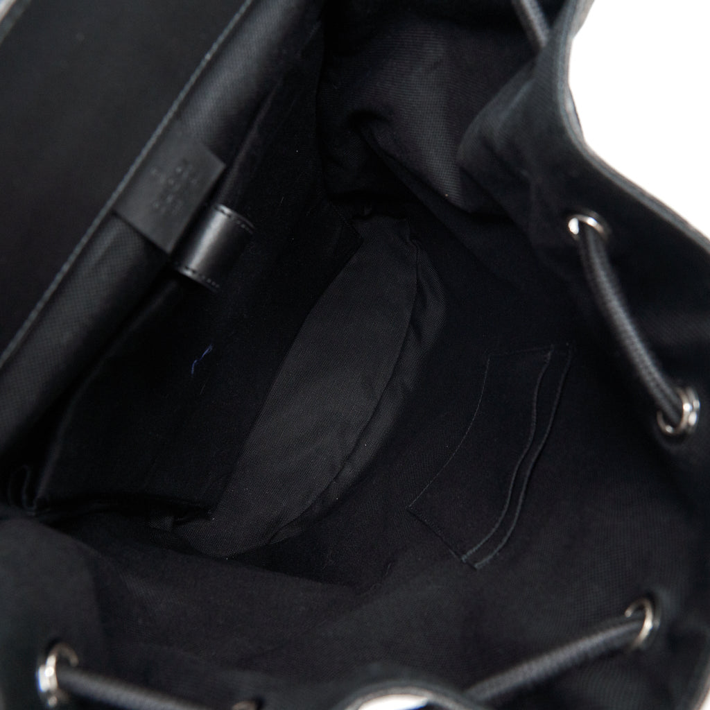 GUCCI MEN BLACK BACKPACK