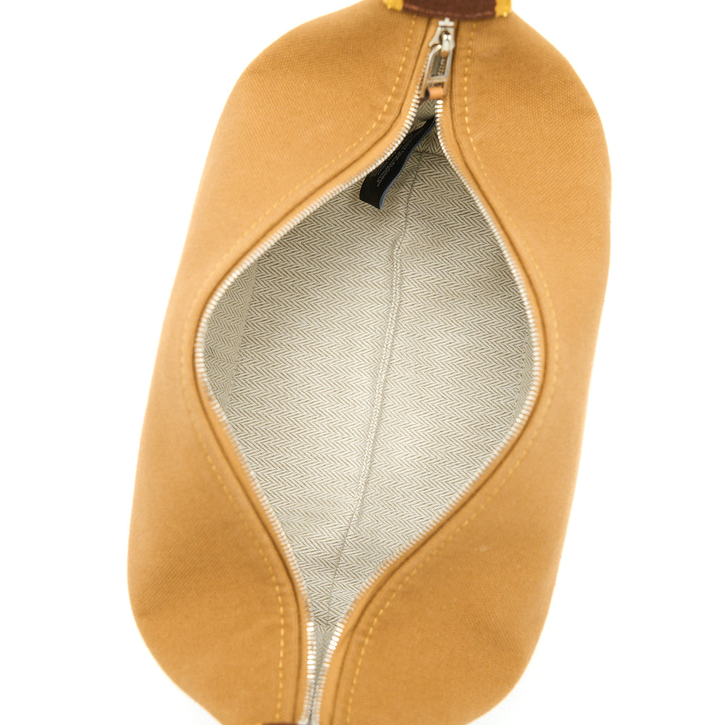 HERMES TROUSSE DE TOILETTE BRIDE PM CANVAS TRAVEL POUCH