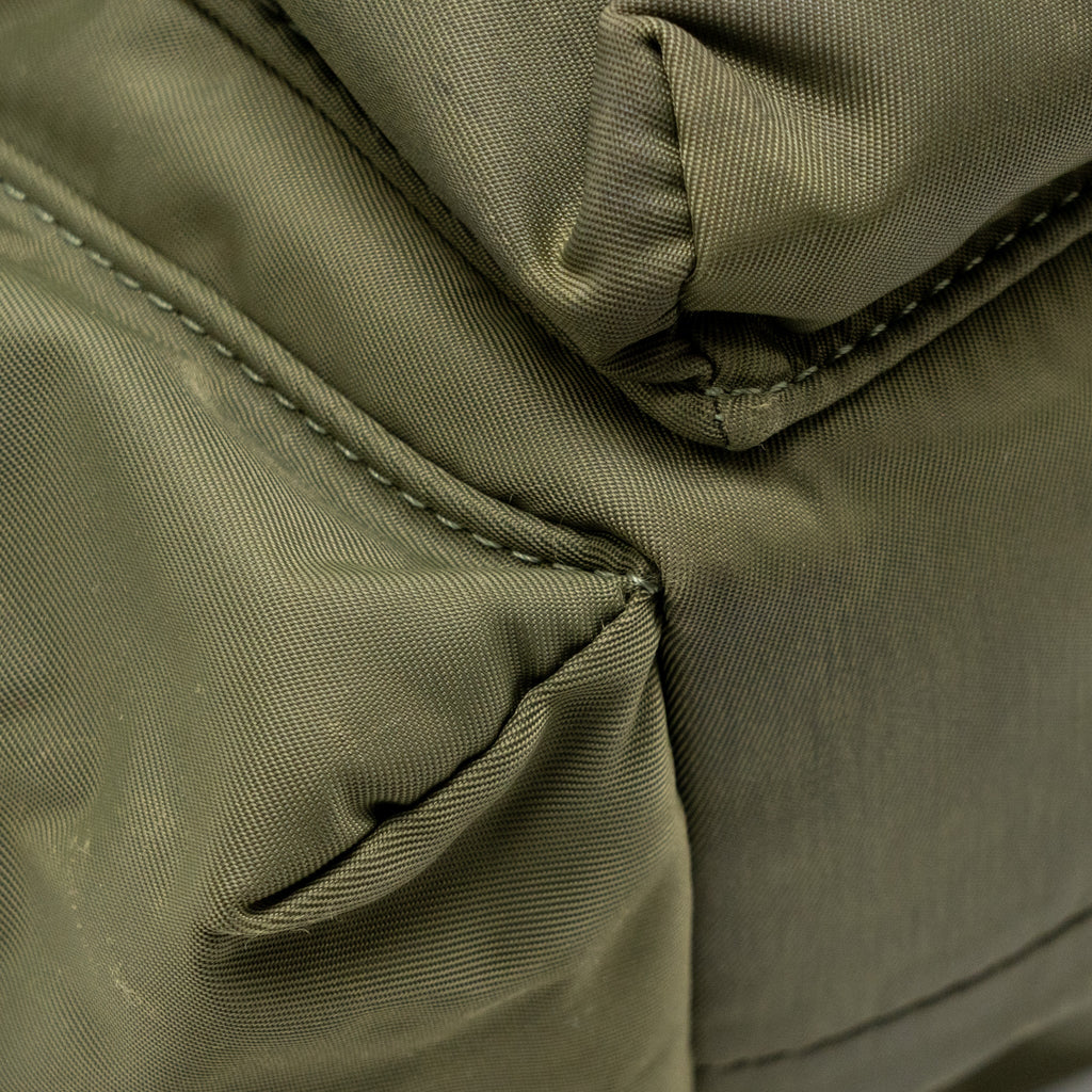 BURBERRY PATCHES RUCKSACK MEDIUM BACKPACK NYLON DARK GREEN GHW
