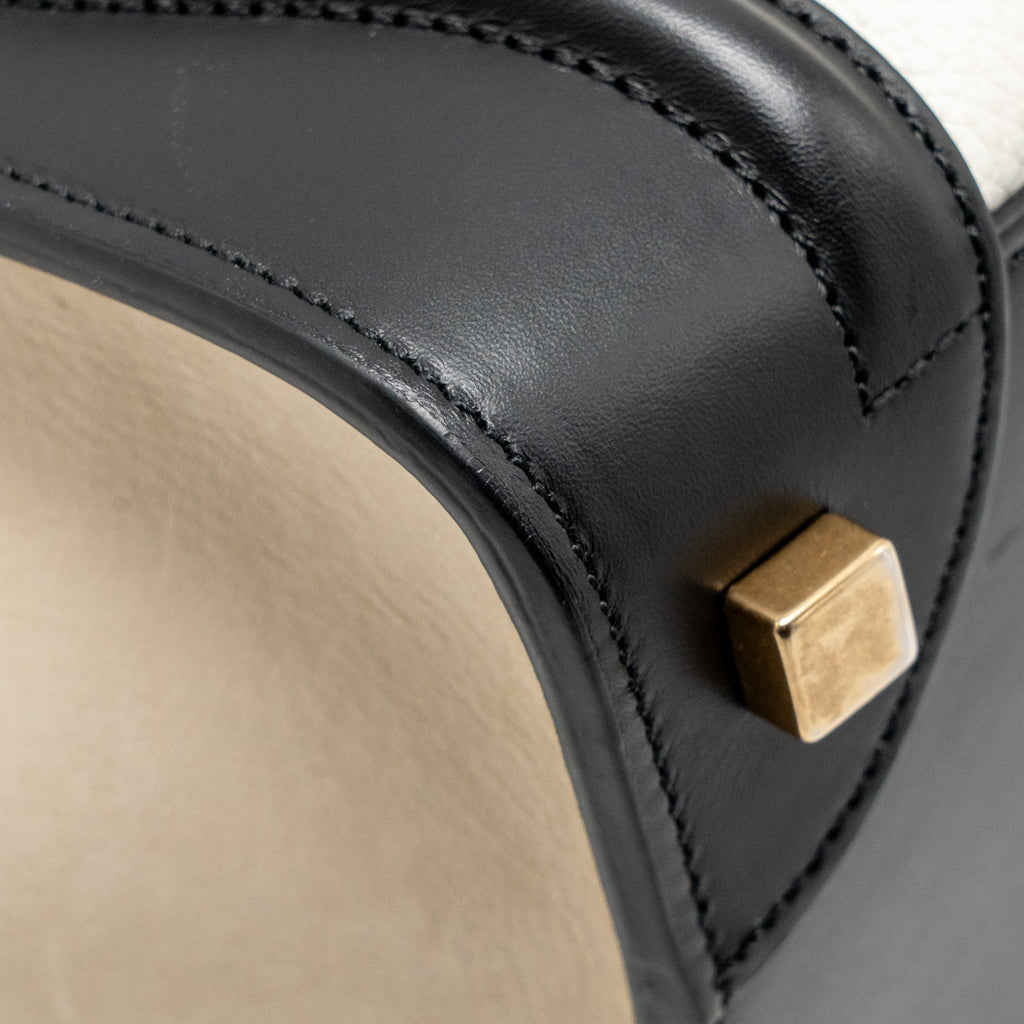 CELINE MICRO LUGGAGE BAG CALFSKIN WHITE/MULTICOLOUR GHW
