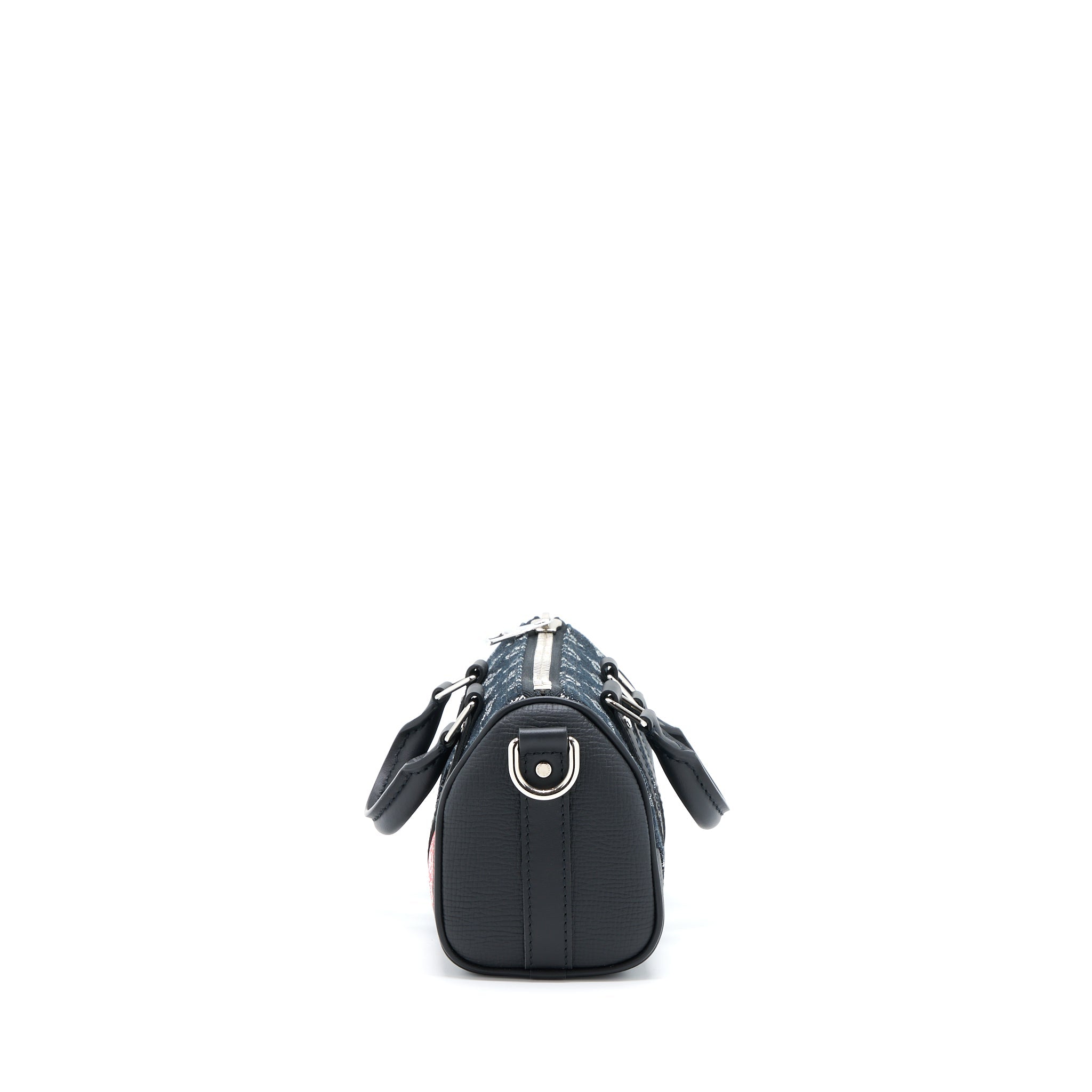 LOUIS VUITTON KEEPALL XS DENIM BLACK/LEATHER SHW