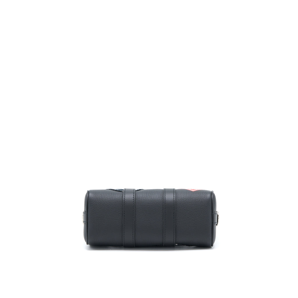 LOUIS VUITTON KEEPALL XS DENIM BLACK/LEATHER SHW