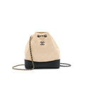 CHANEL GABRIELLE BACKPACK IN AGED CALFSKIN QUILTED LEATHER BEIGE