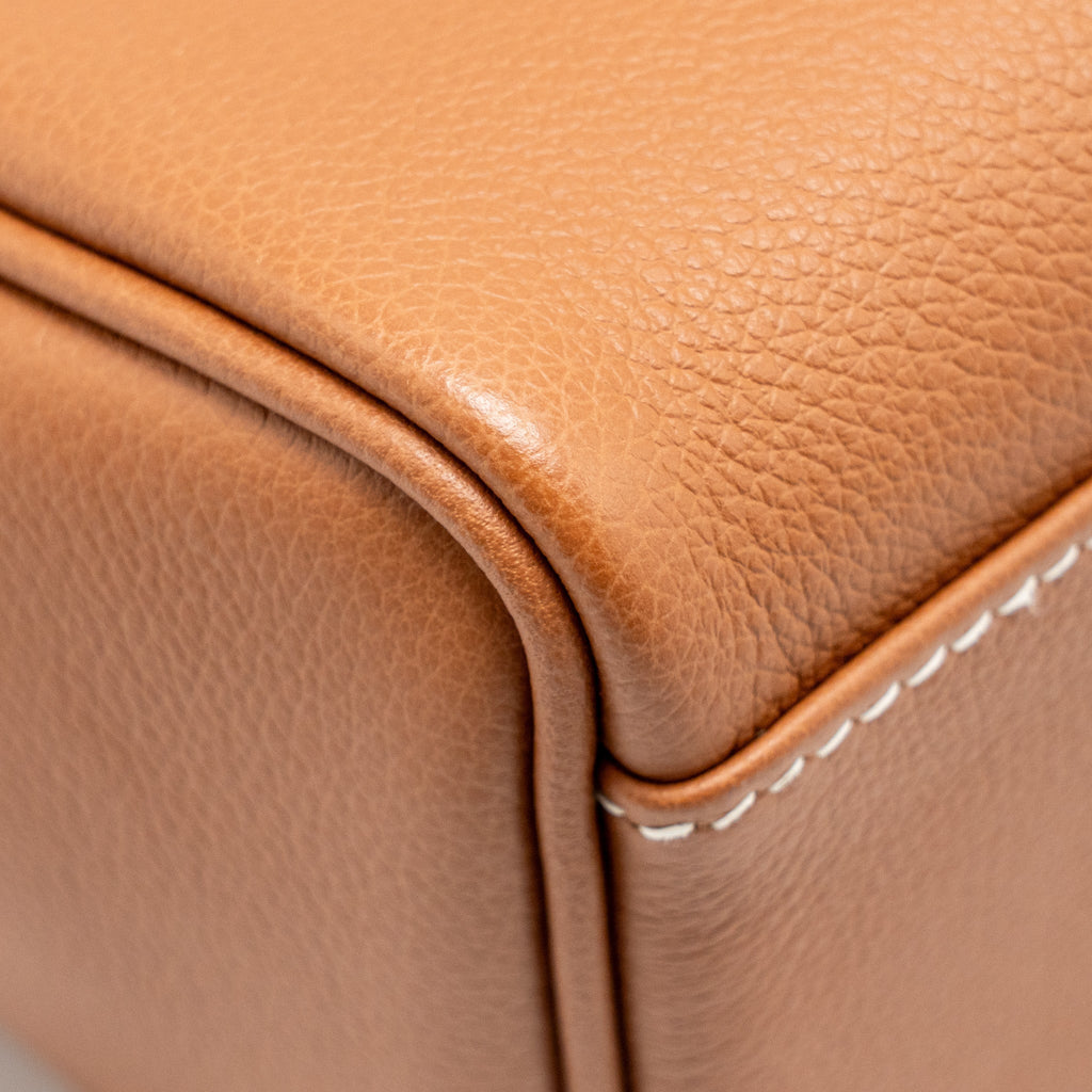 HERMES KELLY MESSENGER PM BAG EVERCOLOR GOLD SHW