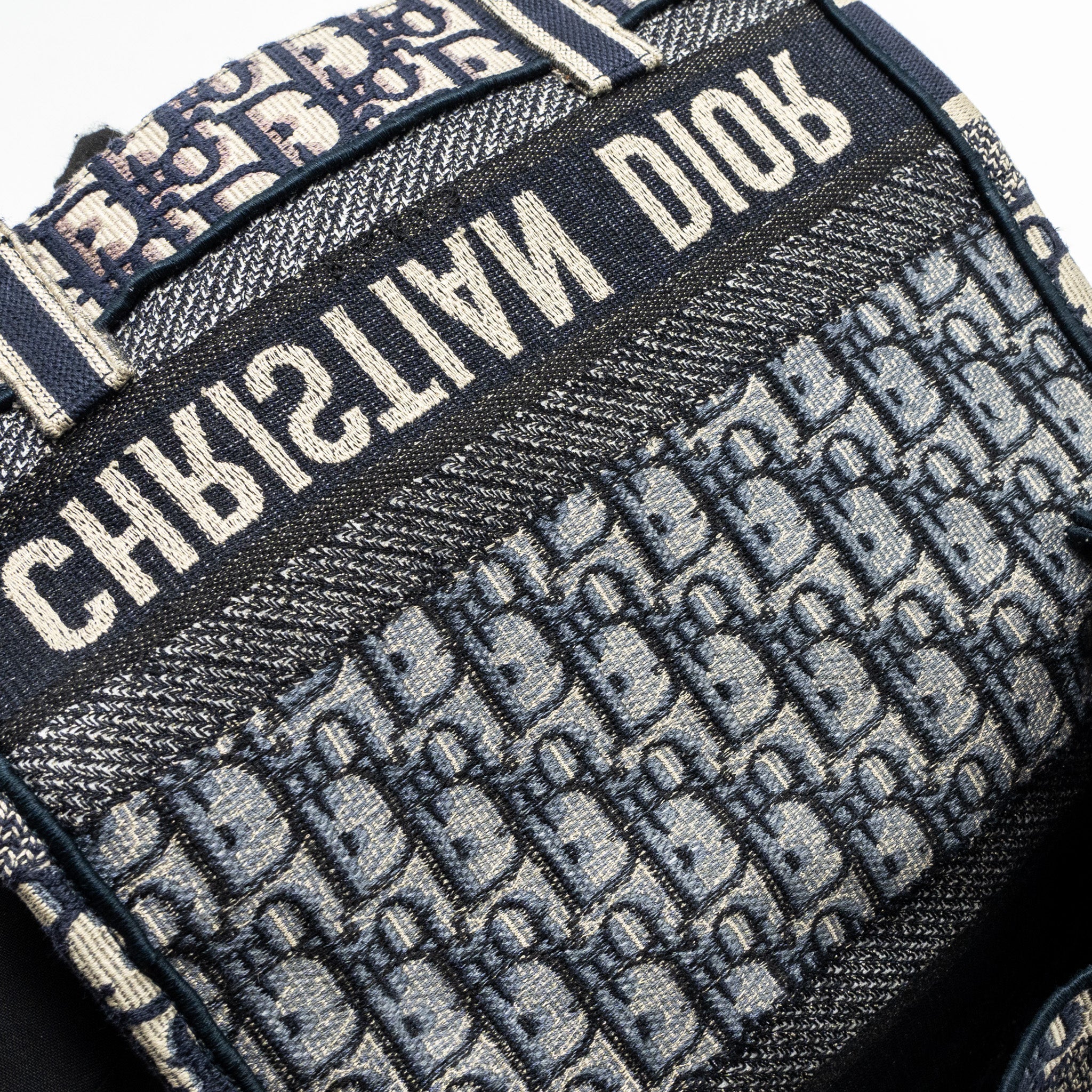 DIOR DIORCAMP MESSENGER BAG BLUE OBLIQUE EMBROIDERY SHW