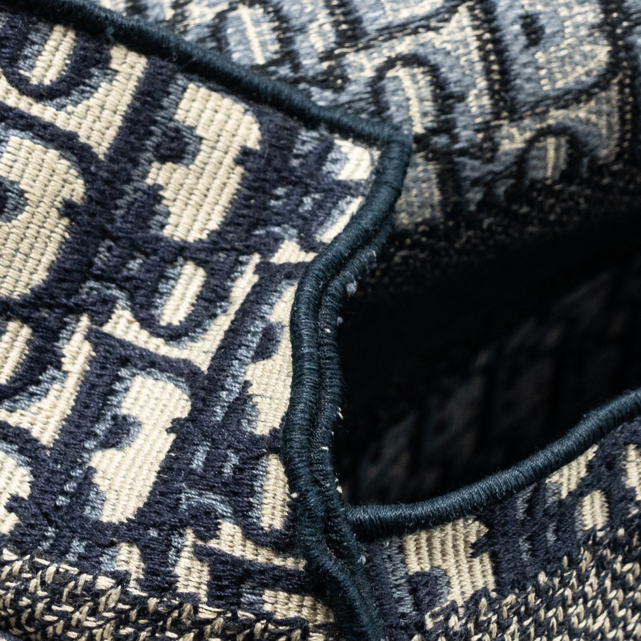 DIOR DIORCAMP MESSENGER BAG BLUE OBLIQUE EMBROIDERY SHW