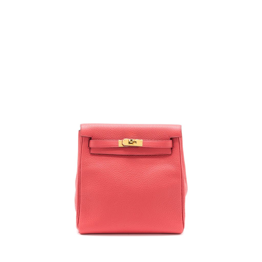 HERMES KELLY ADO BACKPACK CLEMENCE A5 BOUGAINVILLEA GHW