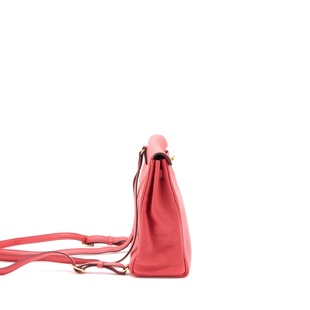 HERMES KELLY ADO BACKPACK CLEMENCE A5 BOUGAINVILLEA GHW