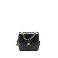 CHANEL 23P ADO BACKPACK LAMBSKIN BLACK GHW (MICROCHIP)