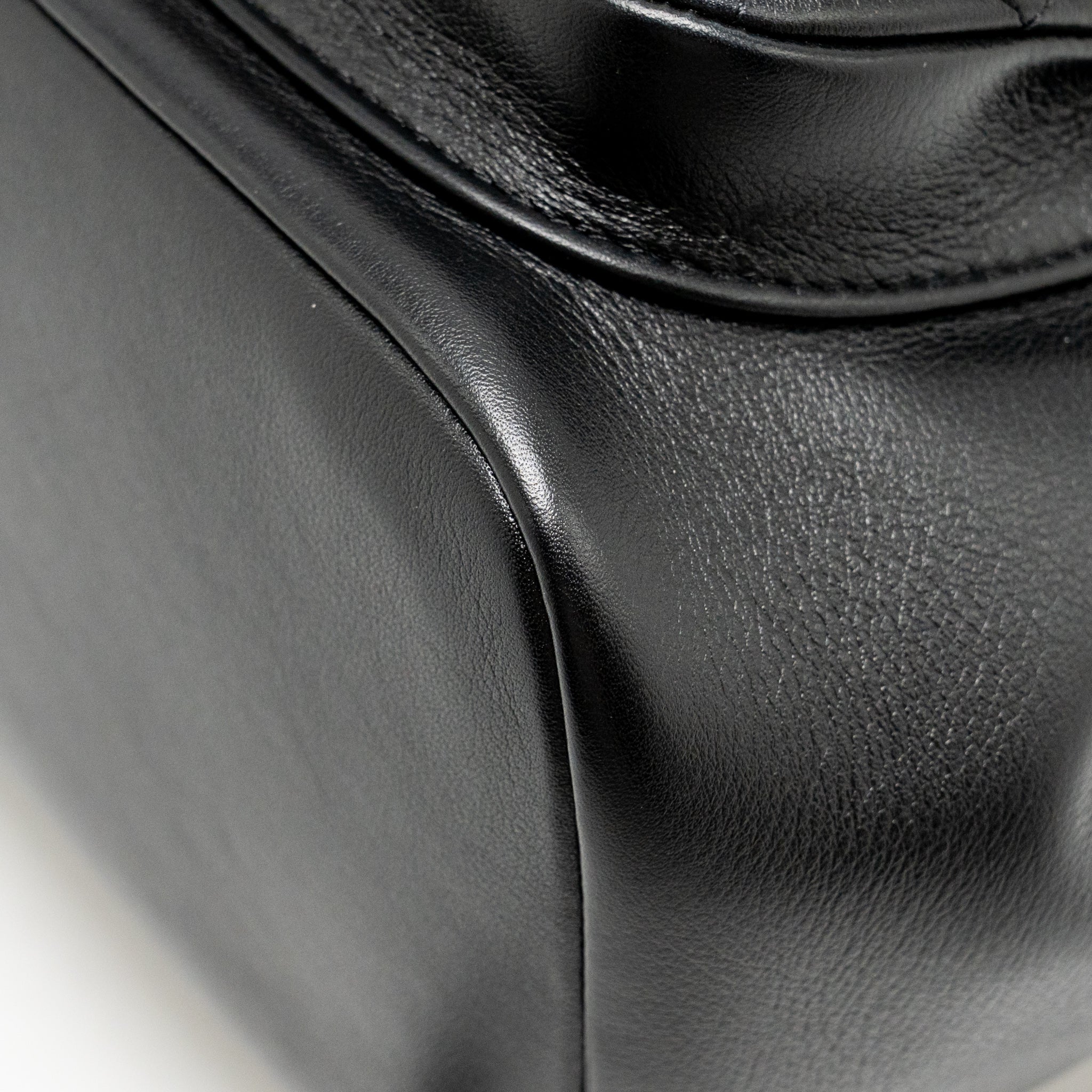 CHANEL MINI DUMA BACKPACK CALFSKIN BLACK LGHW (MICROCHIP)