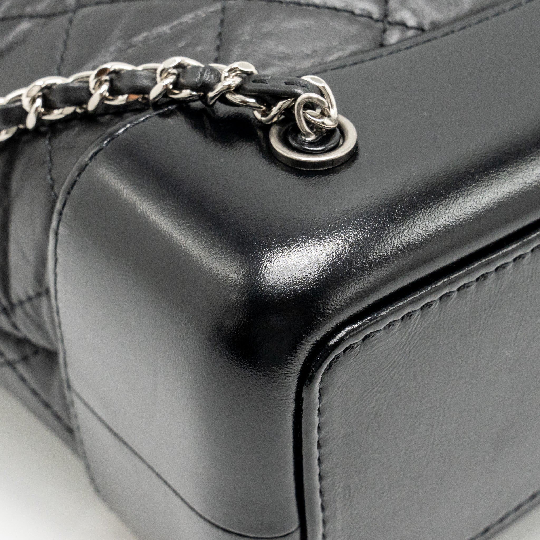 CHANEL SMALL GABRIELLE BACKPACK CALFSKIN BLACK MULTICOLOUR HARDWARE (MICROCHIP)