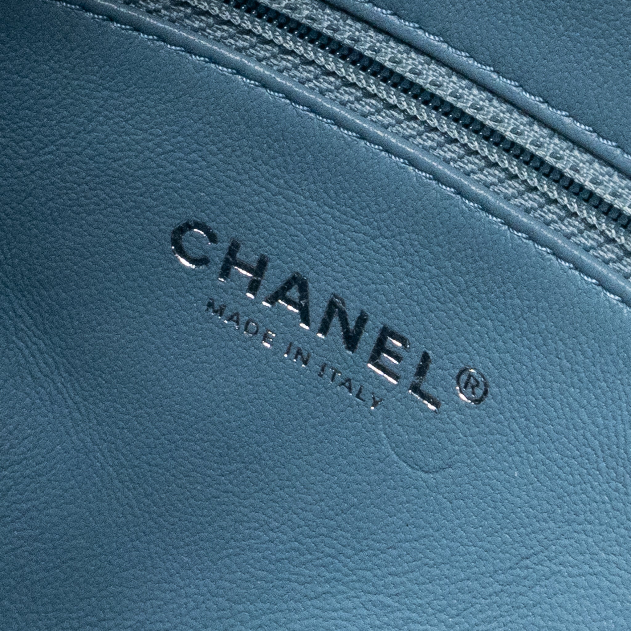 CHANEL MINI BACKPACK SEQUINS MULTICOLOUR BLUE SHW
