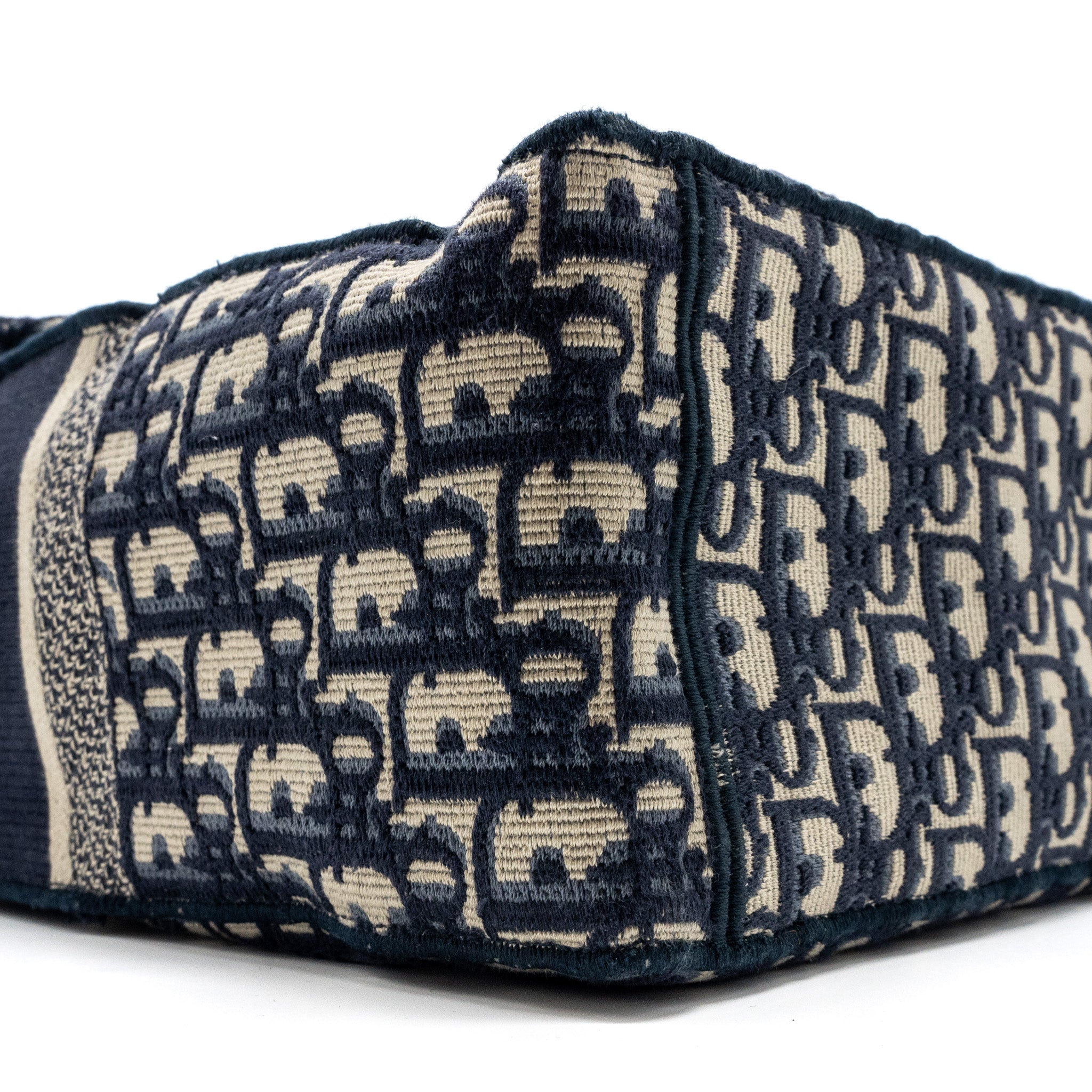 DIOR DIORCAMP MESSENGER BAG BLUE OBLIQUE EMBROIDERY SHW