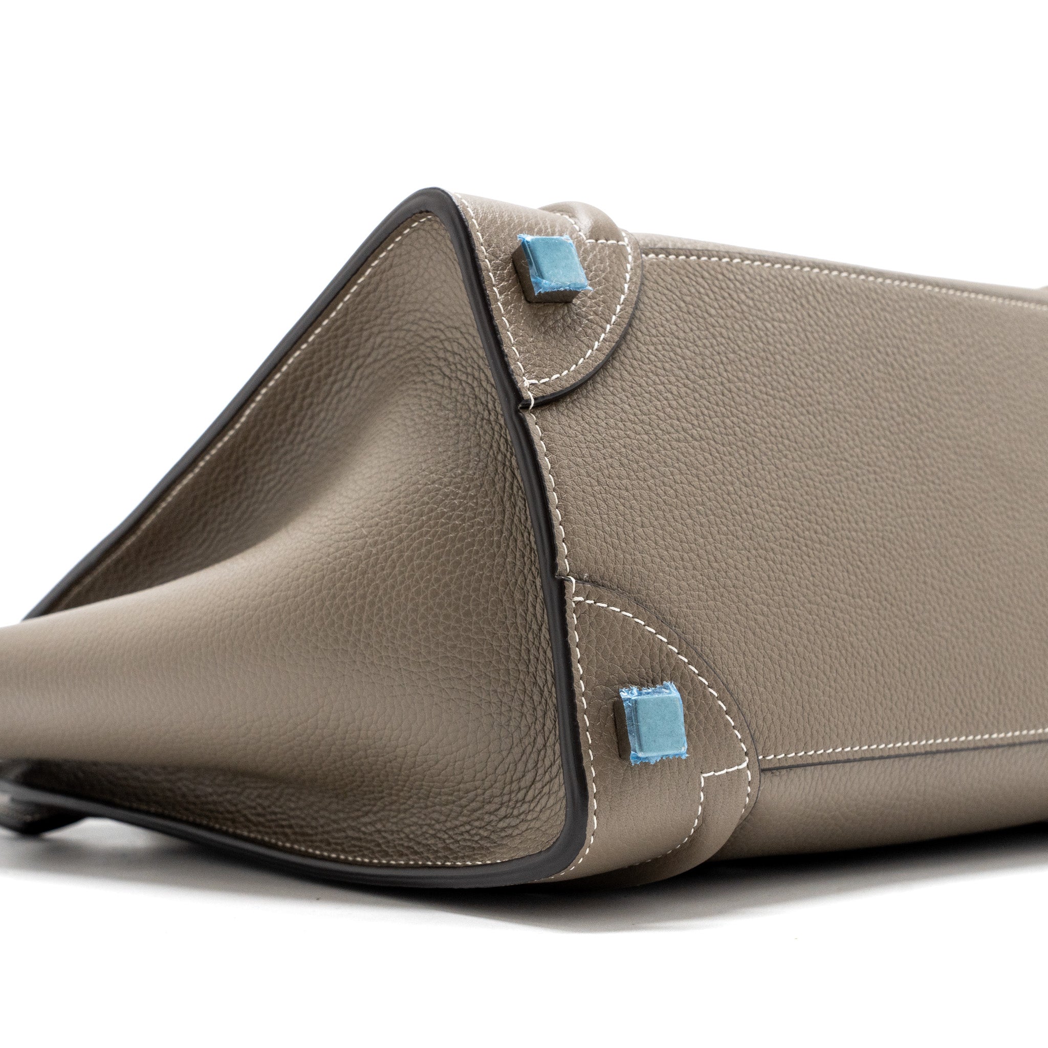 CELINE MICRO LUGGAGE BAG CALFSKIN GREY SHW