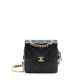 CHANEL 22P FLAP BACKPACK CAVIAR BLACK GHW