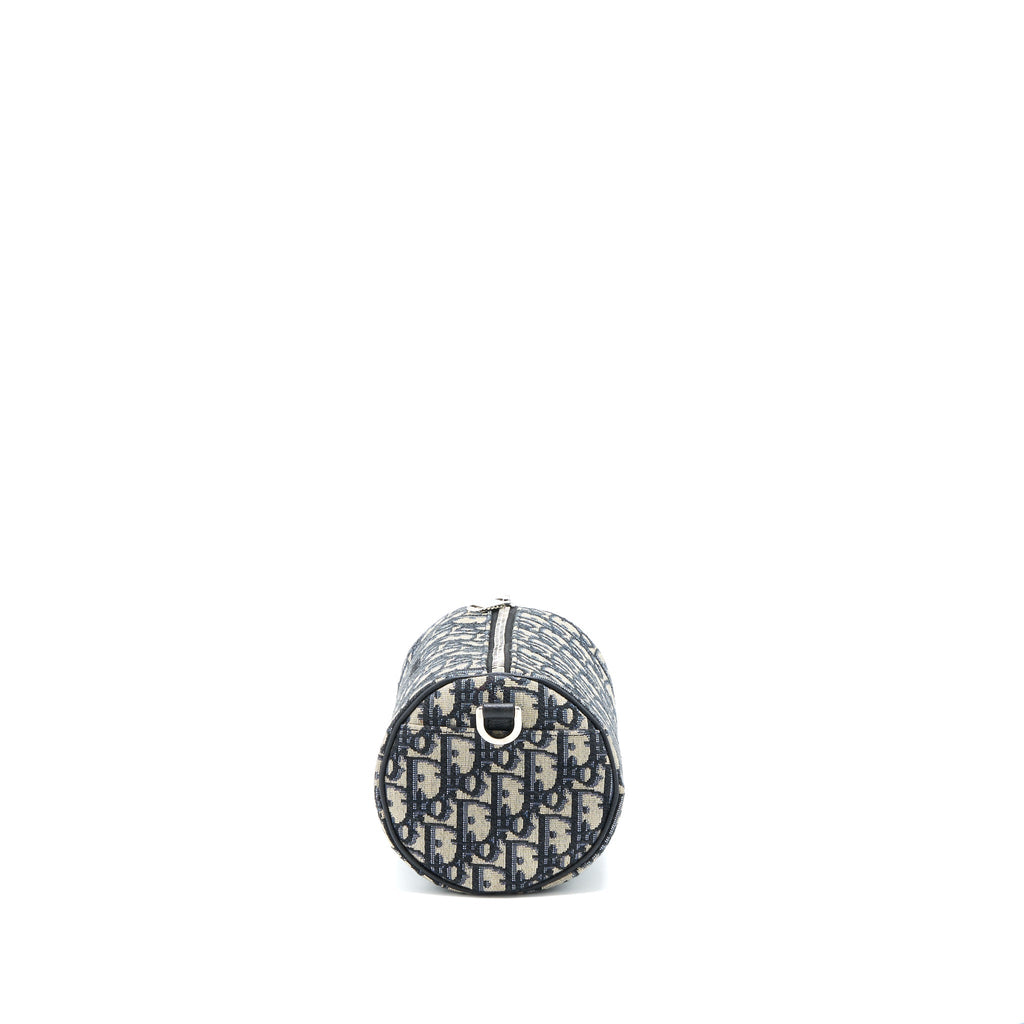 DIOR ROLLER MESSENGER BAG BLUE OBLIQUE JACQUARD