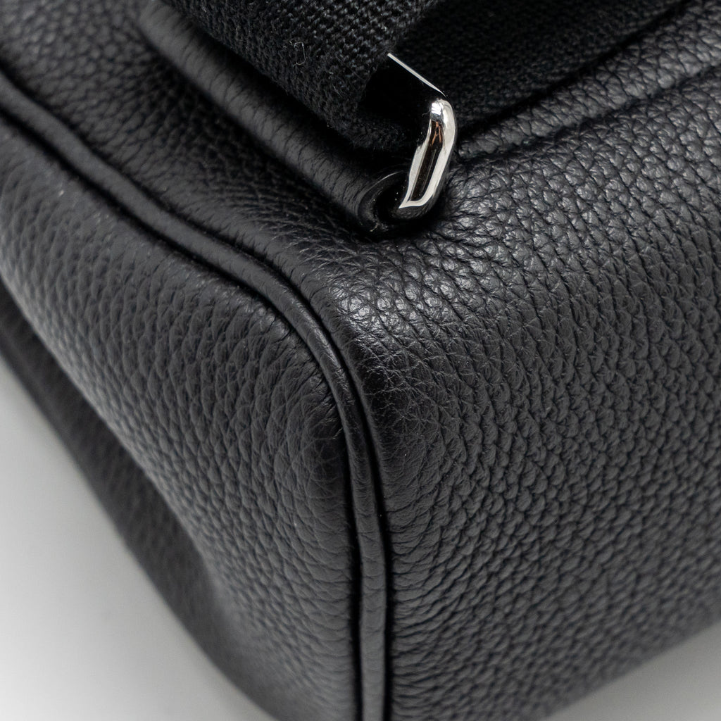 HERMES HAC A DOS PM BACKPACK TOGO BLACK SHW