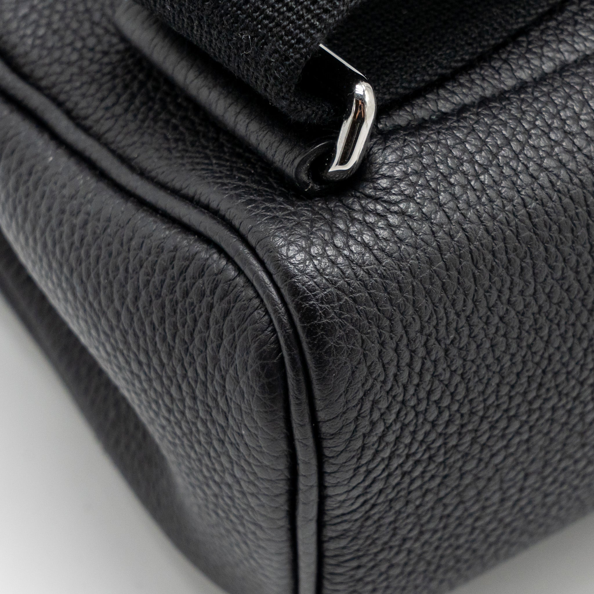 HERMES HAC A DOS PM BACKPACK TOGO BLACK SHW