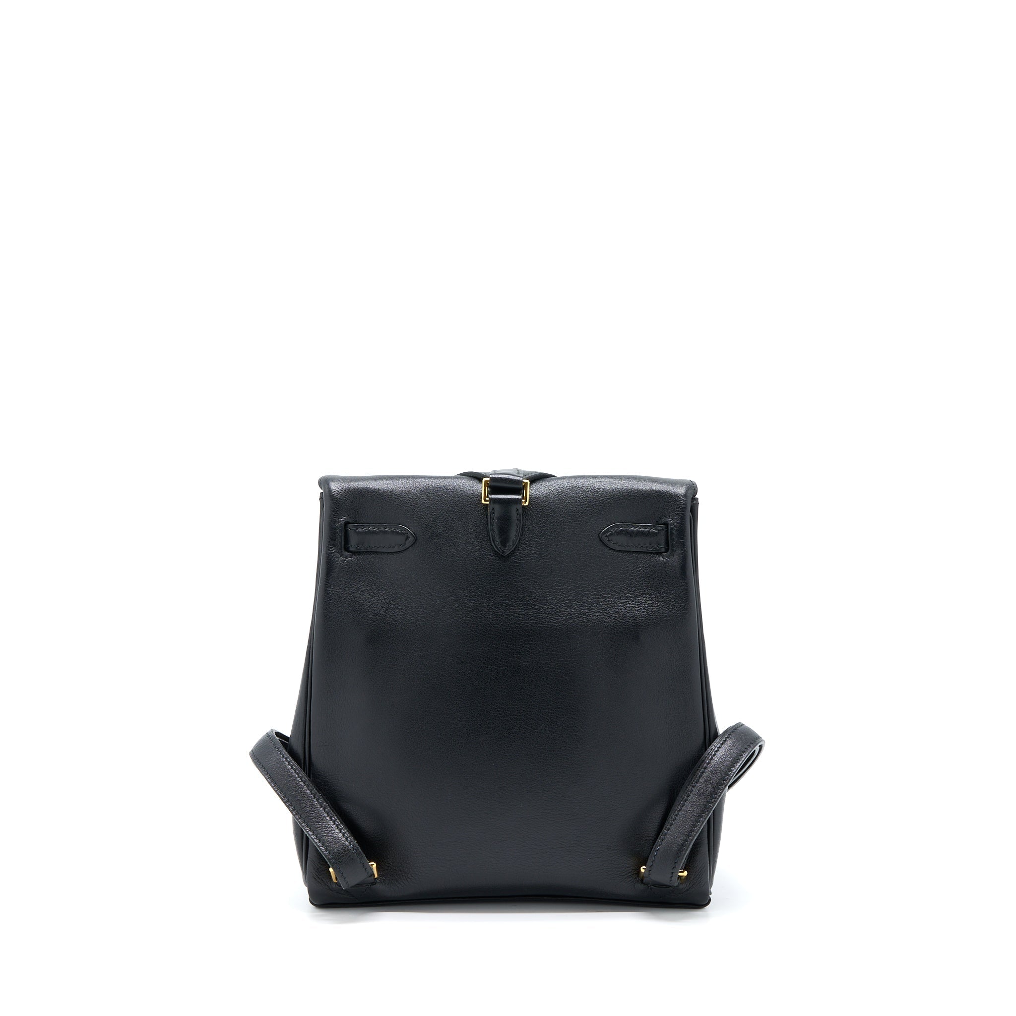 HERMES VINTAGE KELLY ADO 20CM SWIFT BLACK GHW