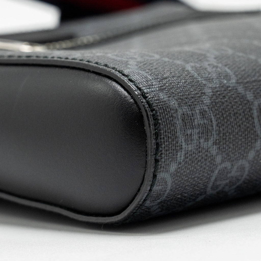 GUCCI MESSENGER BAG GG SUPREME CANVAS BLACK/ MULTICOLOUR SHW