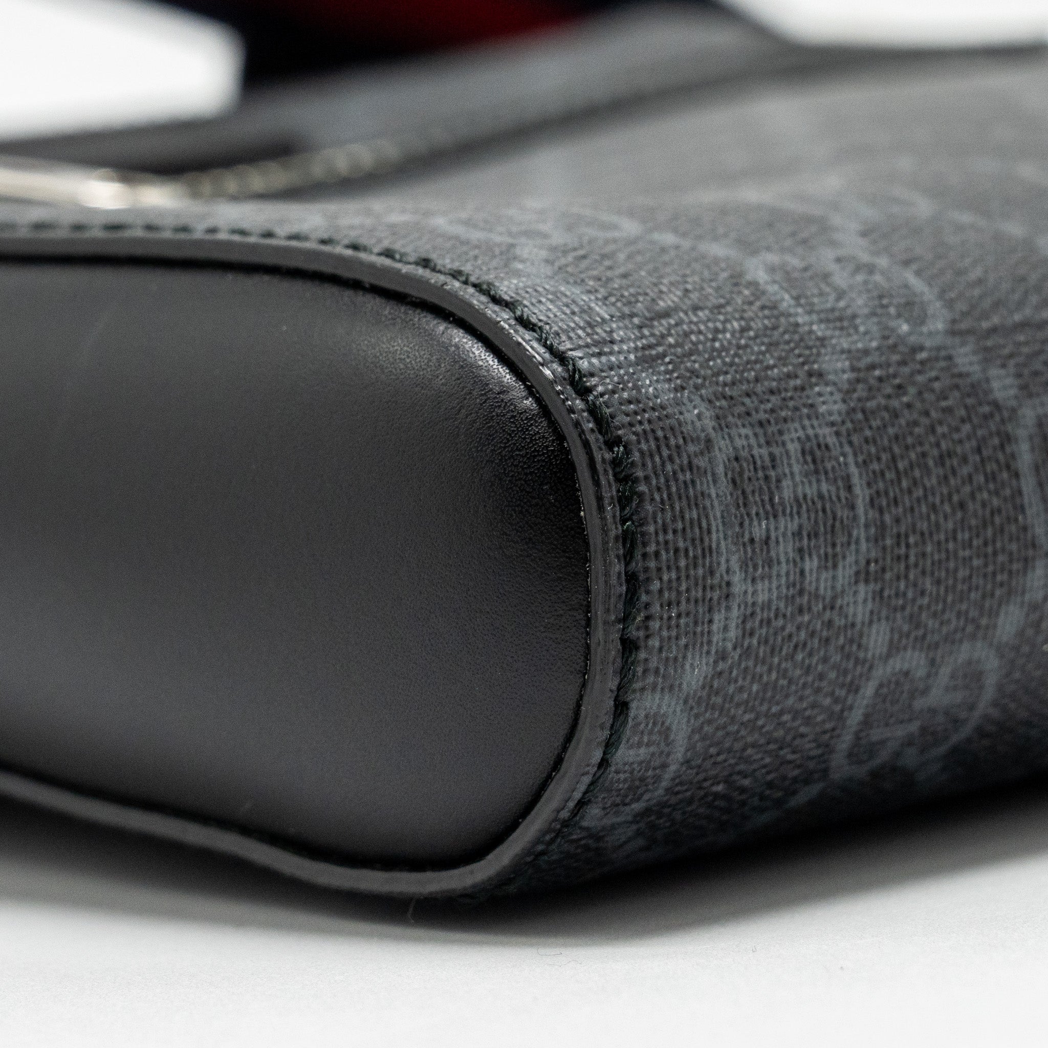 GUCCI MESSENGER BAG GG SUPREME CANVAS BLACK/ MULTICOLOUR SHW