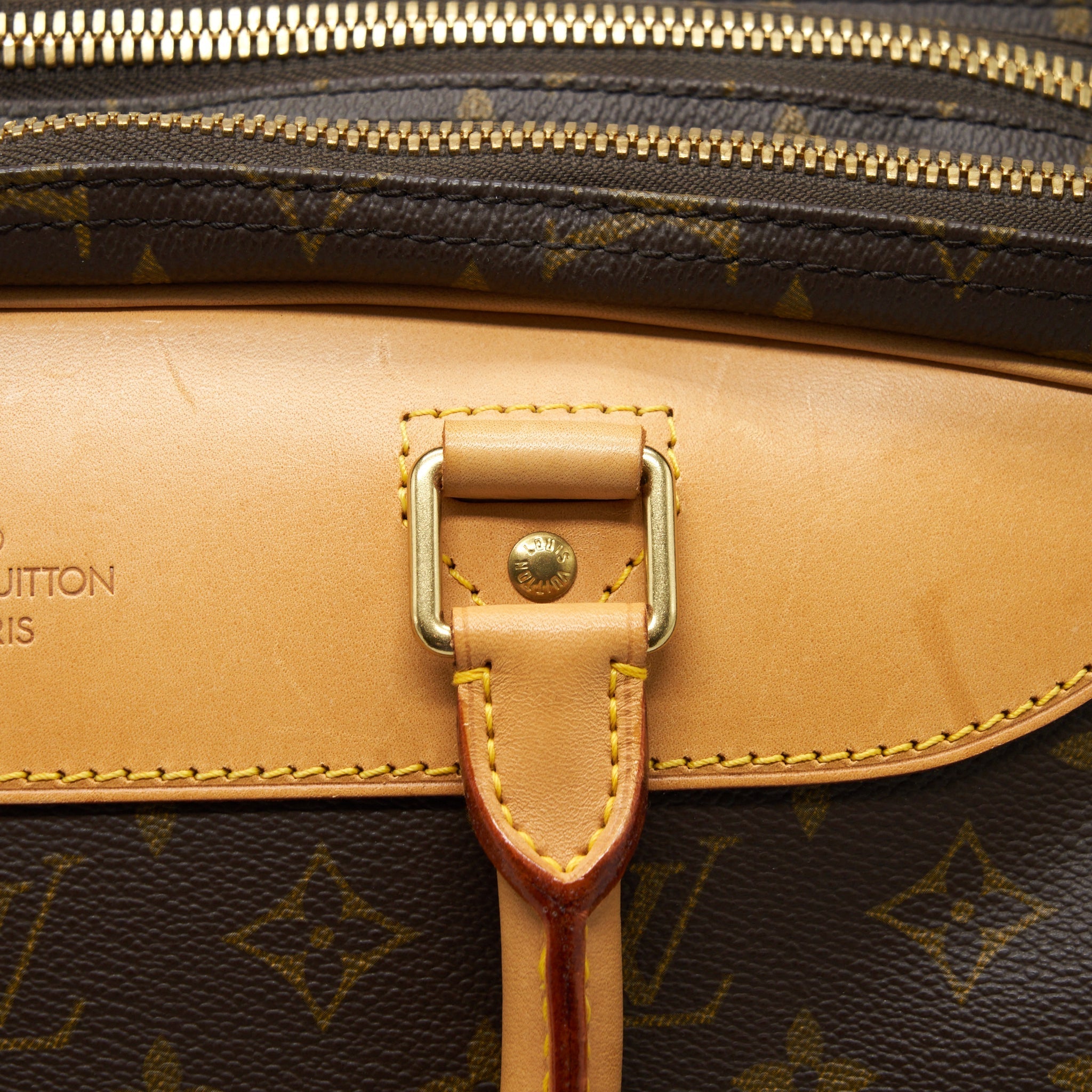 LOUIS VUITTON VINTAGE LUGGAGE BAG WITH STRAP MONOGRAM CANVAS YEAR 1997