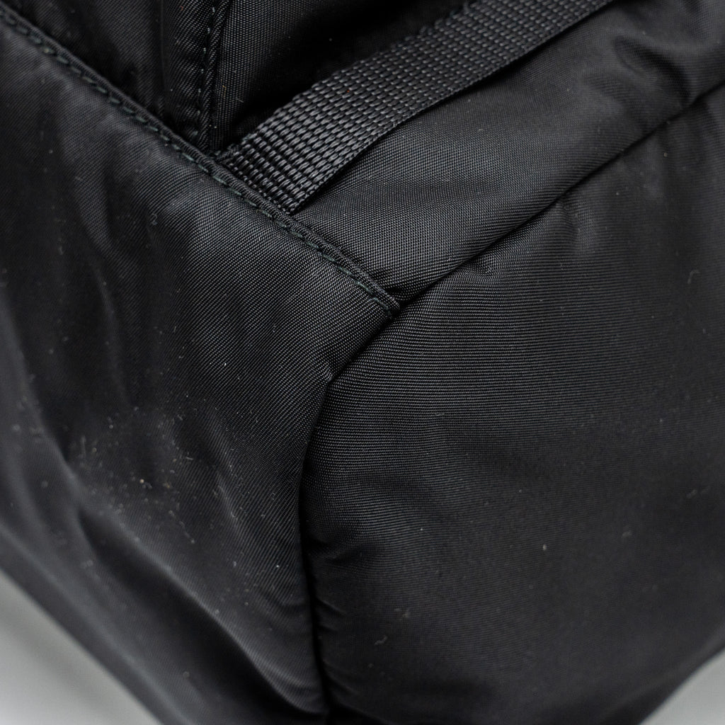 PRADA BACKPACK RE-NYLON/SAFFIANO BLACK SHW